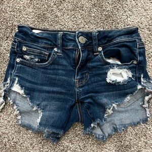 American Eagle Distressed Denim Shorts